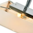 thumbnail image 5 of CWI Lighting Lucie 4 Light Drum Shade Metal Chandelier in Chrome, 5 of 6