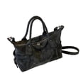 thumbnail image 2 of Bolso de hombro de ante para mujer, moderno y casual, tipo bandolera, ideal para viajes y desplazamientos. Negro, 2 of 9