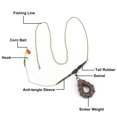 thumbnail image 1 of Sinker 3 Pack Carp Fishing Inline Rig Set with Sinker Weight Tail Rubber Tubes Anti- Sleeves Quick Change Swivels, 1 of 6