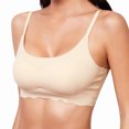 thumbnail image 6 of ZZwxWA Women's Spaghetti Strap Wireless Bras Sexy Comfortable Everyday Workout Bras No Underwire Full Support Sports Bras, 6 of 7