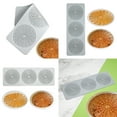 thumbnail image 2 of 3 Cavity Hollow Round Net Lace Mat Fondant Embosser Baking Decoration Mold Cake Fondant Silicone Mould Easy to Use, 2 of 8