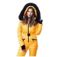 thumbnail image 3 of VALSEEL Waterproof Ski Suit with Hooded Design - Women Fashion Casual Thick Hot Snowboard Skisuit Outdoor Sports Zipper Ski Suit Waterproof Insulated Ski Suit, 3 of 8