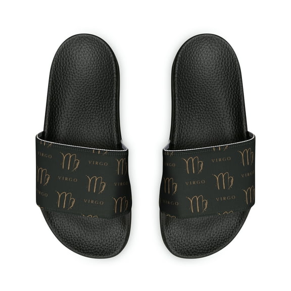 Virgo Zodiac Symbol Women's PU Slide Sandals