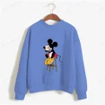 thumbnail image 3 of Sudadera básica de cuello redondo para mujer, nueva sudadera con capucha con estampado de Minnie Mouse de Disney de primavera 2024, jersey informal Harajuku para niña, 3 of 5