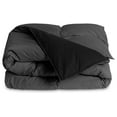 thumbnail image 2 of ROYALE Queen Comforter - All Season Down Alternative Bedding Comforters - Lightweight Quilted Comforter with Corner Tabs- Soft Luxury Hotel Comforters- Box Stitched Duvet Insert (Queen, Black & Grey), 2 of 9