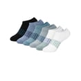 thumbnail image 3 of Hanes Absolute Active Boys' No-Show Socks Pack, 6-Pack, Heel Shield Tab, Moisture-Wicking Black/Grey/White S, 3 of 3