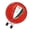 Red, variant on Gieenan Golfball Markers Magnetic Hat Clip Suit Clothing Golfs Hat Clips Caps Clip