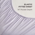 thumbnail image 4 of The Sheet Lab Cloud Embrace Sheet Sets, 4-Piece Queen, Evening Haze Purple, 4 of 8
