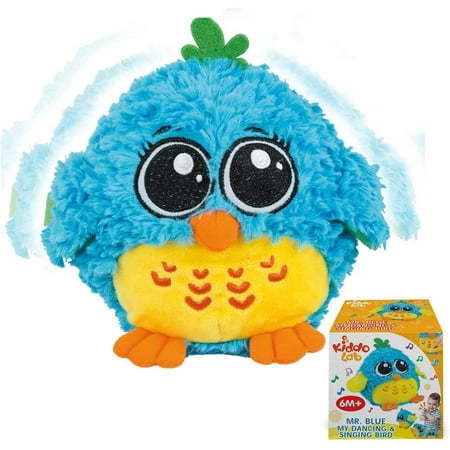 My Dancing and Singing Bird Mr. Blue - Musical Toys for Toddlers and Infants. Sound and Touch Activated Blue Bird Toy for Girls and Boys  Infant Toys Ages 6-12 Months  18 Months  1 2 3 4 5 6 Years.