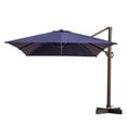 thumbnail image 4 of Crestlive Products Luxury Outdoor Shade Canopy Patio Cantilever Offset Umbrella with 360-degree Rotation Navy Blue, 4 of 5