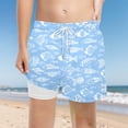 thumbnail image 2 of Boys Swim Trunks Compression Liner Swim Shorts Quick Dry Bathing Suit with Boxer Brief Swimwear, 2 of 4
