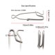 thumbnail image 4 of Rápido Crankbait Snaps Con Accesorios Pesca Cable, 4 of 9