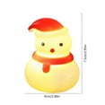 thumbnail image 3 of Christmas Night Light - Festive Illuminated Decor For Home Bedroom & Desk, Cute Xmas Themed Lamp To Enhance Holiday Atmosphere & Soft Lighting, Red, 1pcs, 3 of 6