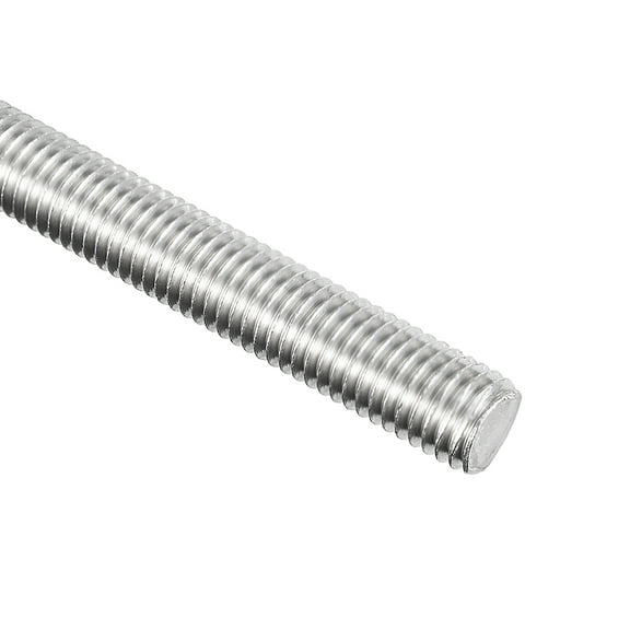 Uxcell M10 Dia 250mm Length 304 Stainless Steel Left Hand Thread Fully Threaded Rod