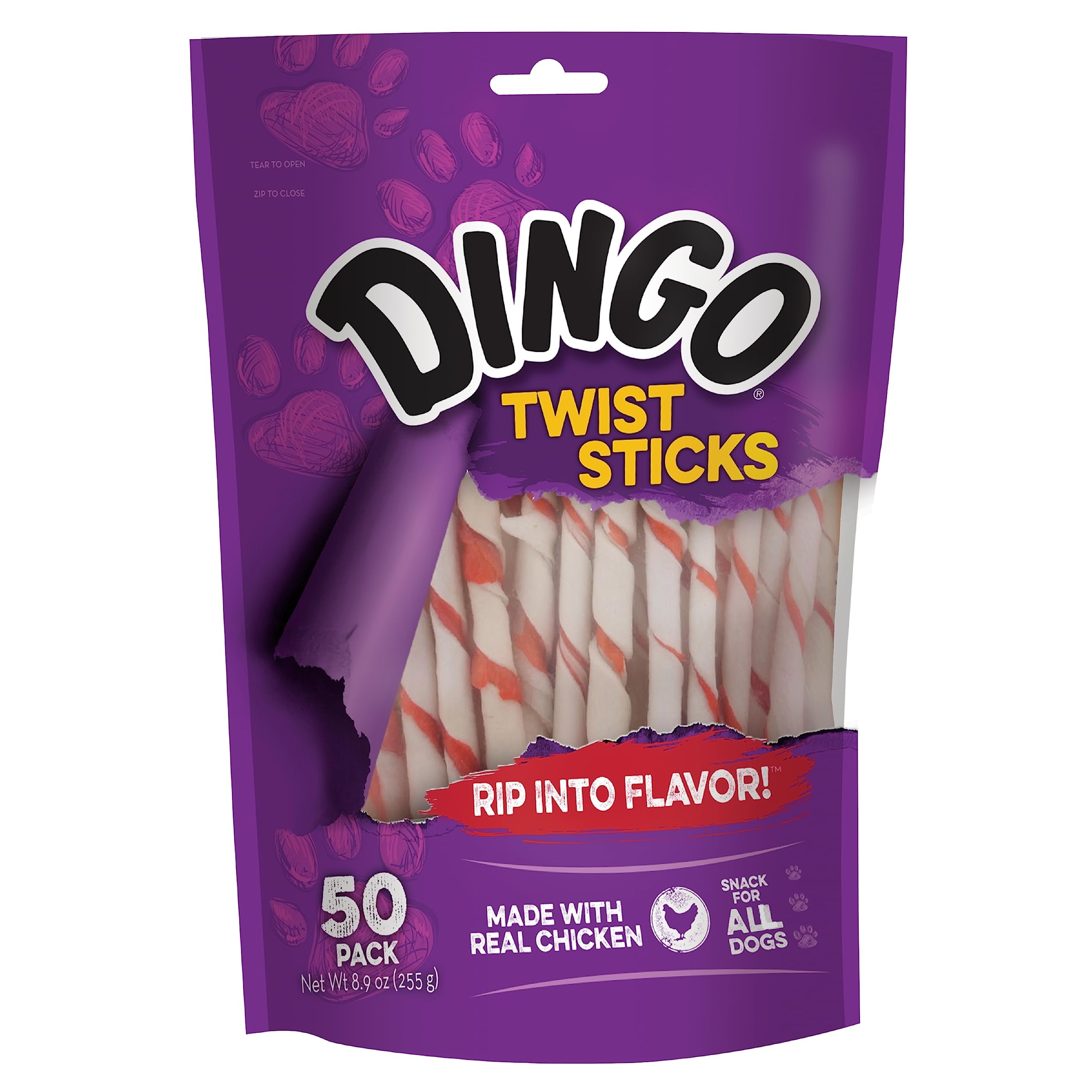 Dingo Mini Bones Dog Hide Treat for Small Dogs 21 count Walmart