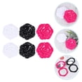 thumbnail image 3 of 6pcs Rose Shape Foldable Mirror Cosmetic Mirror Makeup Mirror Compact Mirror, 3 of 5