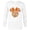 White, variant on Disney Minnie Mouse Head and Ears Icon Fall Leaves - Long Sleeve T-Shirt for Men - Customized-White