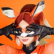 [Officially Licensed] Miraculous Rena Rouge Costume for Halloween Jumpsuit with Fox Tail-like Coattail, S