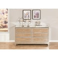 thumbnail image 4 of Elegant Decor Reflexion 6 Drawer 60" Mirrored Dressser in Antique Silver, 4 of 13