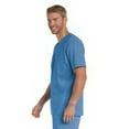 thumbnail image 2 of Landau Men's Essentials Modern Tailored Fit Breathable 1 Pocket Pull Over Shirt Scrub, Style 4098, 2 of 2