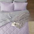 thumbnail image 2 of U by Bedsure Light Purple Full Size Comforter Set - 7 Pieces Reversible Full Bed in a Bag, Full Bed Set Light Purple and Grey with Comforters, Sheets, Pillowcases & Shams, 2 of 6
