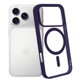 thumbnail image 2 of Funda Transparente con Color PÚRPURA Compatible con MagSafe para iPhone 17 Pro, Protección Antigolpes Ultrafina, TPU + Silicona Resistente, 2 of 6