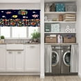 thumbnail image 3 of LALILO Kitchen Curtain Valance Bright Floral Border With Rod Pocket Window Curtain 52"x 18" Set of 2, 3 of 7