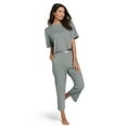 thumbnail image 4 of Jockey Essentials Women's Cotton Stretch Cropped Sleep Pants, Sizes S-3X, 4 of 7