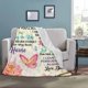 thumbnail image 3 of LHSHID Personalized Name Blanket Love Letter to My Daughter from Mom & Dad I Love You Forever and Always Soft Warm Bed Blanket Gift, 3 of 5