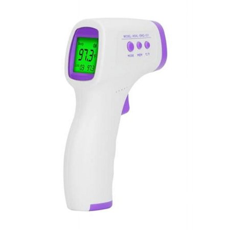 Fresh Fab Finds Digital Infrared Non-Contact Forehead Body Thermometer Surface Room Instant Accurate Reading with 32 Memories, White