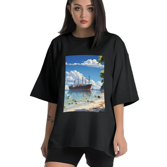 Plus Size Shirt for Women Black Tops for Women Short Sleeves Shirt for Women T Shirt Crewneck Shirt for Women XS