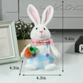 thumbnail image 4 of 2PCS Easter Decorations Easter Bunny Gnome Eggs Spring Easter Plush Bunny Ornaments with Light for Table Indoor Easter Basket Stuffers Rabbit Gifts Toys for Kids Women Man, 4 of 7
