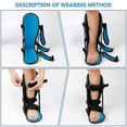 thumbnail image 5 of Plantar Fasciitis Night Splint Adjustable Orthotic Support Brace for Foot Heel Pain Relief & Calf Stretching, 5 of 5