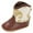 Gold, variant on CAICJ98 Baby Girls Embroidery Western Cowgirl Boots Infant Sequin Leather Baby Boy Cowboy Boots Round Toe Ankle High Hook and Loop Shoes Gold,5.5 (Toddler)(Infant/Toddler)