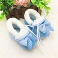 thumbnail image 5 of Toddler Baby Slippers Socks Cute Cartoon Shoes Soft Anti-slip Boots Winter Home Slippers Infant Toddler Artificial Woolen Slippers Socks,0-18M, 5 of 6