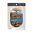 thumbnail image 2 of Die Cut Sticker Santa Barbara, California, Destination Signpost, Contour Vinyl Sticker 3 to 6 inches, (Waterproof Decal for Cars, Water Bottles, Laptops, Coolers), Large, 2 of 5