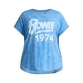 thumbnail image 5 of Terra & Sky Women's Plus David Bowie Graphic Tee, Sizes 0X-5X, 5 of 5