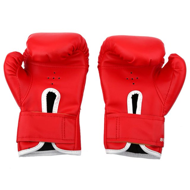 Guantes de Boxeo ANGGREK para niños Ergonómicos de PU con gancho y bucle