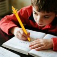 thumbnail image 1 of 2026 Cute Cartoon Erasable Pen, Character Design with Friction Ink, Fun Writing Tool for Kids to Correct Mistakes, Smooth 0.5mm Tip for School Notes - Yellow, 1 of 8