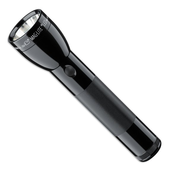 Linterna MagLite ML300L LED de 2 celdas D resistente al agua negra