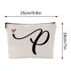 thumbnail image 2 of Bolsa de maquillaje You Send Love: estuche organizador de artículos de tocador de viaje con cierre de cremallera, ideal para guardar cosméticos para mujeres y amigas, regalo perfecto para viajes y, 2 of 5