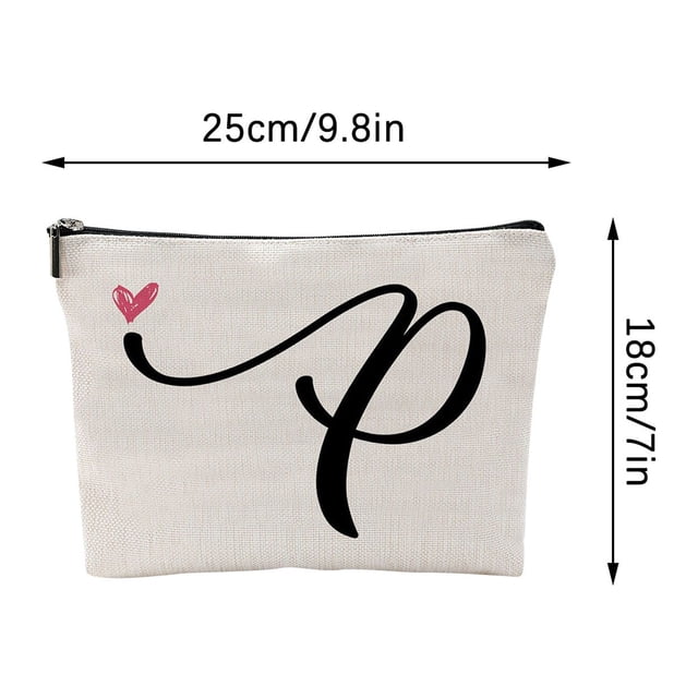 Gifts for Girlfriend,Makeup Case Toiletry Bag with You Send Love Message, Friend Presentation