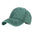 thumbnail image 1 of Explosions Washed Old Light Plate Baseball Cap Solid Color Cap Female Couple Men and Women Pure Cotton Light Plate Sun Hat, 1 of 6