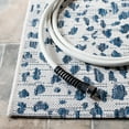 thumbnail image 5 of Safavieh Courtyard Karina Animal Indoor/Outdoor Area Rug, Ivory/Navy, 2'7" x 5', 5 of 16