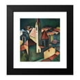 thumbnail image 2 of Alexander Kanoldt 20x22 Black Modern Framed Museum Art Print Titled - The Church III (St. Andreas in Klausen, South Tyrol) (1920), 2 of 5