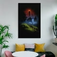thumbnail image 6 of Lord of The Rings Vintage Art Travel Poster (7) Wall Art Poster Gifts Bedroom Prints Home Decor Hanging Picture Canvas Painting Posters 12x18inch(30x45cm), 6 of 6