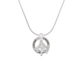 thumbnail image 2 of Delight Jewelry Silvertone Medium Tree of Life Laugh Ring Charm Necklace, 18", 2 of 4