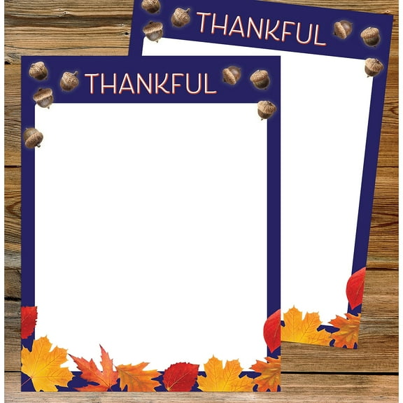 Great Papers Thankful Thanksgiving Letterhead Multicolor 50/Pack (2021119)
