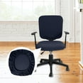 thumbnail image 6 of Elastic Slipcovers for Computer Chairs, Seat Covers for Swivel Chairs, Seat Cushion Protectors for Comfort Chairs, Office Chair Covers for Computers, , Dark Blue, 6 of 8