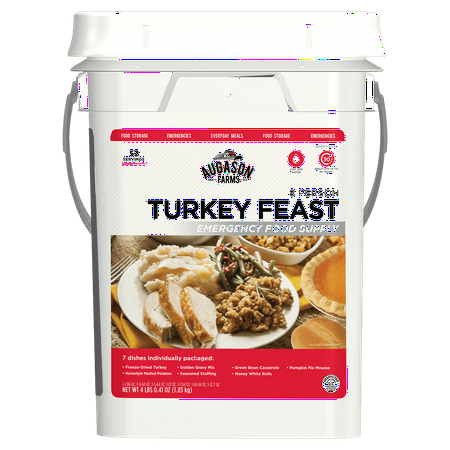 Augason Farms Turkey Feast 8 Person Emergency Food Supply